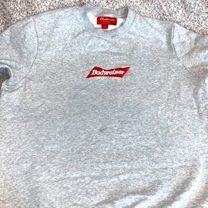 Mens Budweiser crewneck size small